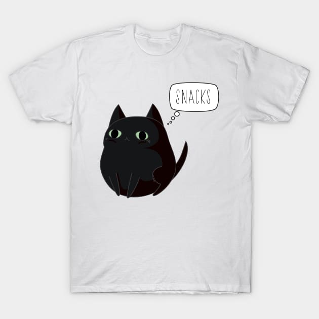 Snacks! T-Shirt by The3rdMeow